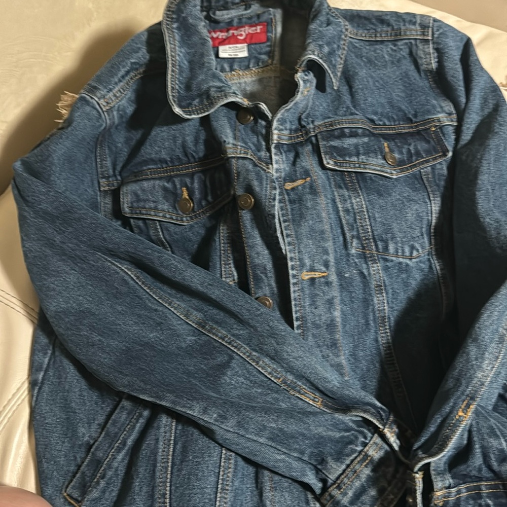 Vintage Wrangler Hero 15101 Heavy Denim Trucker Jacket